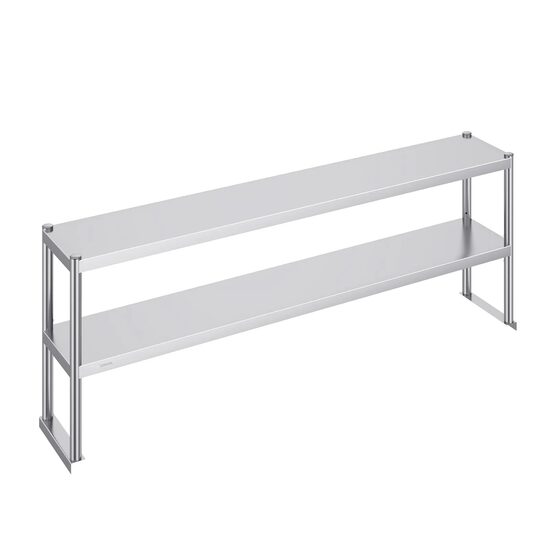 Masa de lucru Inox, pentru preparare alimente, 305x1829x600 mm, 1 x rafturi
