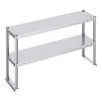 Masa de lucru Inox, pentru preparare alimente, 305x1219x600 mm, 1 x rafturi