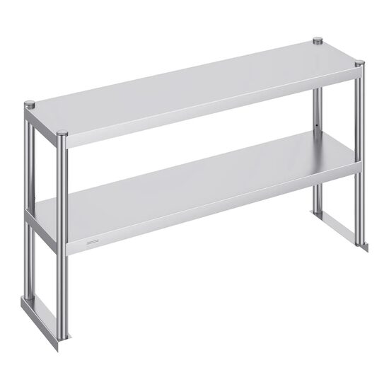 Masa de lucru Inox, pentru preparare alimente, 305x1219x600 mm, 1 x rafturi