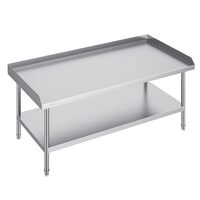 Masa de lucru Inox, pentru preparare alimente, 762x1524x660 mm, 1 x rafturi