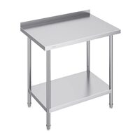 Masa de lucru Inox, pentru preparare alimente, 610x914x914 mm, 1 x rafturi