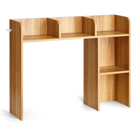 Raft multifunctional pentru birou, 2 etaje, 95 x 32 x 90 cm, Alb