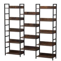 Raft multifunctional cu 14 etaje, Metal, 1760 x 300 x 1760 mm, pentru plante, carti, decoratiuni