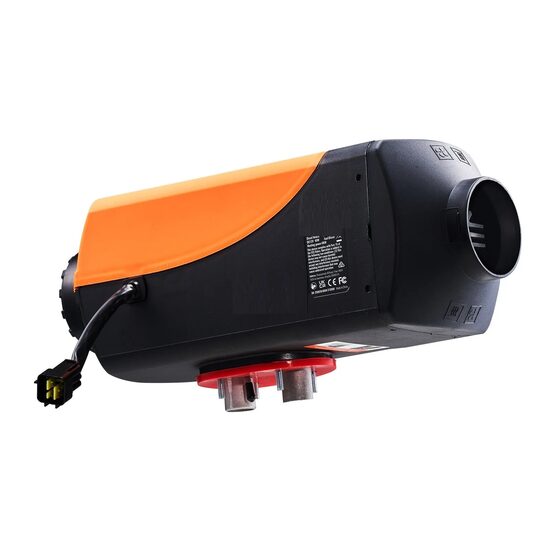 Incalzitor stationar, Sirocou diesel, 8 kW, alimentare 12-24V DC, Telecomanda, consum max 0.37 l/h, afisaj digital temperature, Rezervor 10l