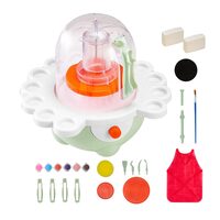 Mini Roata de olarit pentru copii, Diametru 50/80 mm, 5W, Verde, 0-830 rpm, USB, Accesorii olarit