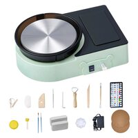 Mini Roata de olarit pentru copii, Diametru 158 mm, 30W, Verde, 0-140rpm, Accesorii lucru
