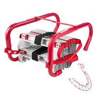 Scara de evacuare in caz de incendiu, Pliabila, 15.24 m, Capacitate max 450 kg, Aluminiu, pentru 5-6 etaje