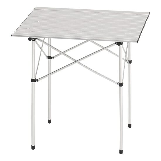 Masa camping, pliabila, portabila, Geanta transport, Aluminiu, 700x700x700 mm