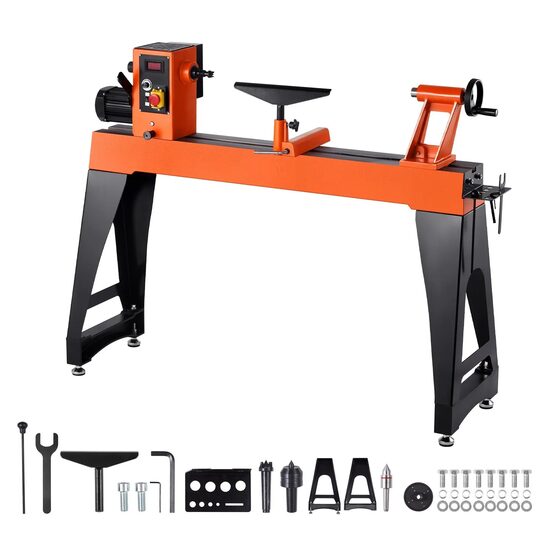 Strung prelucrare lemn cu viteza variabila 0-3200 rpm, 1100 W, Distanta dintre centre 1020 mm