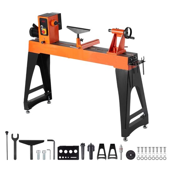 Strung prelucrare lemn cu viteza variabila 0-3200 rpm, 1500 W, Distanta dintre centre 1020 mm