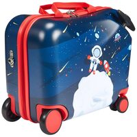 Troler pentru copii, Space Adventure,  Capacitate 26 l, 6 x roti, ABS/PC, 470 x 275 x 370 mm