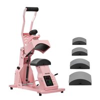 Presa termica pentru Sepci/Palarii, 400W, 1-232℃, presiune max de presare 100kg, 4 placi, roz