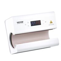 Presa termica cu reglare automata a presiunii, pentru Cani, 550 W, 40-190 ℃,  Alb