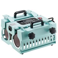 Presa termica pentru cani cu 2 posturi, 1100 W, 50 ℃-190 ℃, Presiune reglabila
