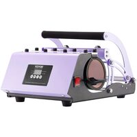 Presa termica pentru cani, 1100 W, 0-250℃, Înălțimea maximă a canei 250 mm, Mov
