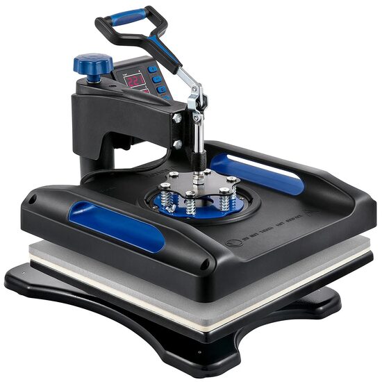 Presa termica pentru tricouri, 1000 W, 0-210 ℃,  Dimensiunea plăcii de încălzire 38 x 38 cm
