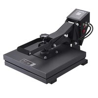 Presa termica de transfer pentru tricouri, 1200 W, 0-232 ℃,  Dimensiunea plăcii de încălzire 38 x 38 cm