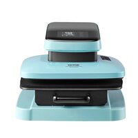 Presa termica pentru tricouri, 1330 W, 0-250 ℃,  Dimensiunea plăcii de încălzire 38 x 38 cm, Verde