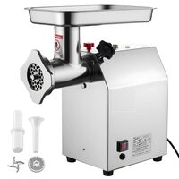 Masina electrica de tocat carne, Profesionala, nr 22, 2 lame inox, 1100W, Accesoriu carnat, 2 site, 4.2 kg/min