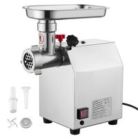 Masina electrica de tocat carne, Profesionala, 2 lame inox, 600W, Accesoriu carnati, 2 site, 2 kg/min