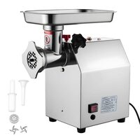 Masina electrica de tocat carne, Profesionala, 2 lame inox, 850W, Accesoriu carnati, 2 site, Capacitate 2.2 kg/min, nr.12