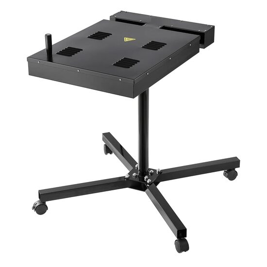 Uscator flash pentru imprimare prin serigrafie, 41 x 41 cm, 1800 W, Otel, Inaltime reglabila 76-106 cm, tuburi metalice oțel inoxidabil