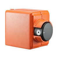 Antifurt remorca, 3 chei, Otel carbon, compatibilă cu cuplaje de remorcă de 2 și 2-5/16 inch