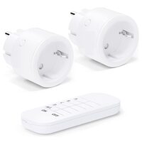 Set 2 x prize wireless, 1 x Telecomanda, 2300W, Raza actiune 30 m