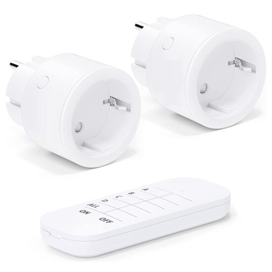Set 2 x prize wireless, 1 x Telecomanda, 2300W, Raza actiune 30 m