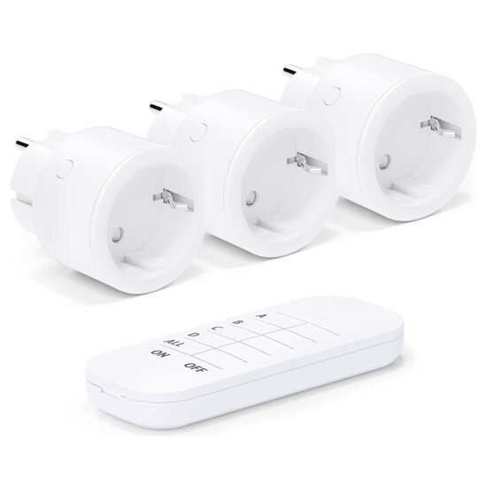 Set 3 x prize wireless, 1 x Telecomanda, 2300W, Raza actiune 30 m