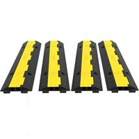 Set 4 Limitatoare de viteza cu protectie cabluri, max 5 tone/axa, 101 x 24.5 x 5 cm, 2 canale