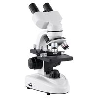 Microscop binocular compus, Profesional, Zoom 40-2000X, Lumina LED, Captură foto Bluetooth