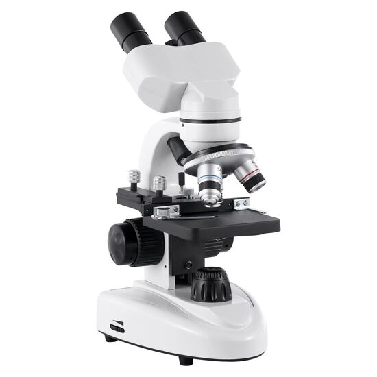Microscop binocular compus, Profesional, Zoom 40-2000X, Lumina LED, Captură foto Bluetooth