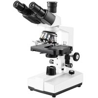 Microscop trinocular compus, Profesional, Zoom 40-5000x, Iluminare LED reglabilă, conectabil la computer sau ecran LCD