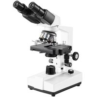 Microscop binocular compus, Profesional, Zoom 40-2500x, Iluminare LED reglabilă, 220 x 140 x 360 mm