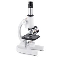 Microscop monocular compus, Profesional, Zoom 40-2000x, Iluminare LED, Tub ocular fix unic