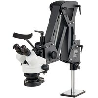 Microscop pentru bijuterii, multi-directional, Zoom 7-45x, Lumina led 35000 lm, Distanța binoculară 50-75 mm