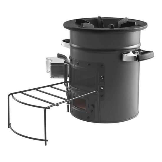 Soba camping tip racheta, Portabila, Otel, 222 x 300 mm, fara cos, geanta inclusa