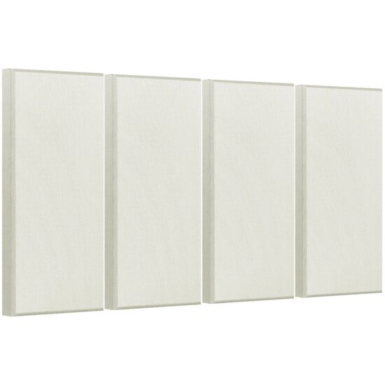 Set 4 panouri acustice fonoabsorbante, 600 x 300 x 50 mm, Bej, Autoadezive