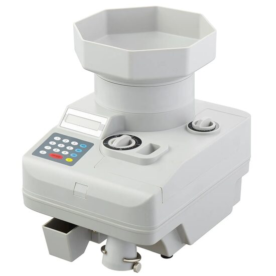 Masina de sortat monede, Profesional, 1300 buc/min, 80 W, dimensiune 360 x 280 x 350 mm