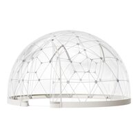 Pavilion Igloo 4570 x 2900 mm, pereti transparenti, PVC, 8-10 persoane, rezistenta la vant 50 km/h