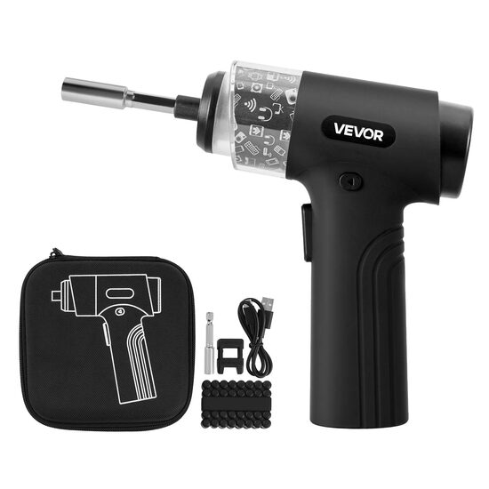 Surubelnita cu acumulator, 7 setari cuplu 0.5-5 Nm, 180 rpm, 3.7 V, 2500 mAh, Alimentare USB, Lumina Led, Display digital