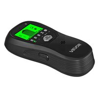 Detector electronic Grinzi lemn/Cabluri electrice, Senzor inteligent, Afisaj LCD, Negru