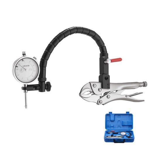 Indicator de testare cu cadran, Brat flexibil 360°, Precizie 0.03 mm, Interval de masurare 0-25.4 mm