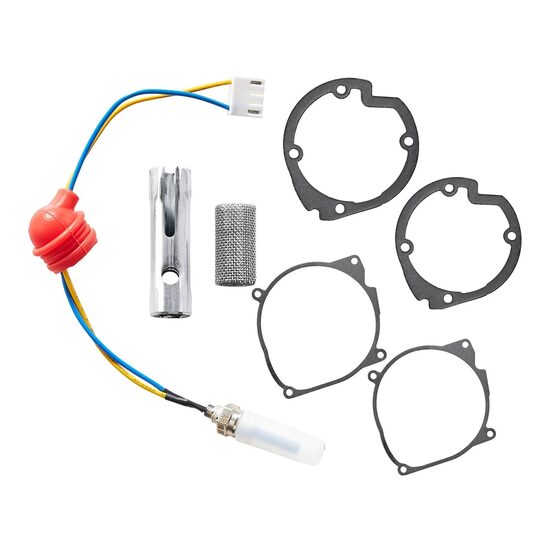 Kit reparatie bujie incandescenta 8 V pentru Sirocou 2KW 5KW 8KW, Dimensiune capat 12 x 12 x 250 mm, Cheie
