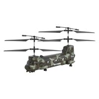 Elicopter army cu telecomanda, 2.4 Ghz, 3 canale, Functii Sus/jos, înainte/înapoi, rotire stânga/dreapta, baterie Litiu 600mAh
