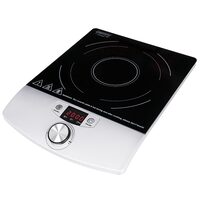 Plita inductie, Afisaj LCD, 2000 W, suprafata vitroceramica, Functie cronometru, Temperatura reglabila