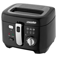 Friteuza Airfryer, 2.5 l, putere 1800 W, Termostat reglabil, maner pliabil, 6 programe