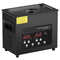 Aparat de curatat cu ultrasunete, Capacitate 3 l, 120W, 40kHz, degazare cu putere dubla, Incalzitor si temporizator, Inox