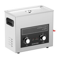 Aparat de curatat cu ultrasunete, Capacitate 6 l, 180W, 40kHz, Cosuri si camera interioare, Inox, 0 la 110°C